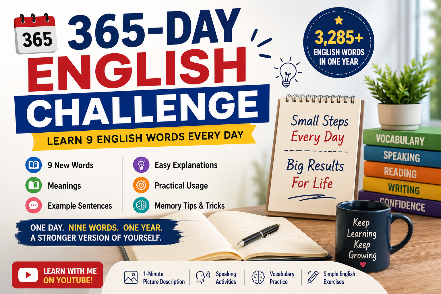 365 day English challenge Blog